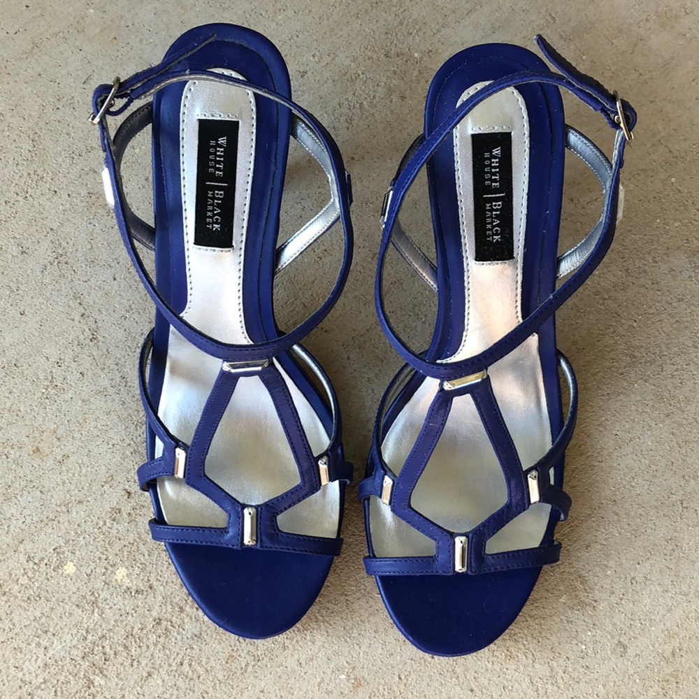 Strappy White House Black Market Sandals